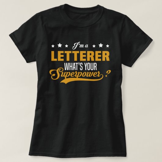 Letterer T-Shirt (Design vorne)
