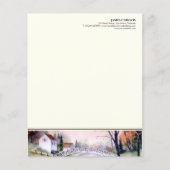 Letterhead Arched Bridge Aquarellbilder (Vorderseite)