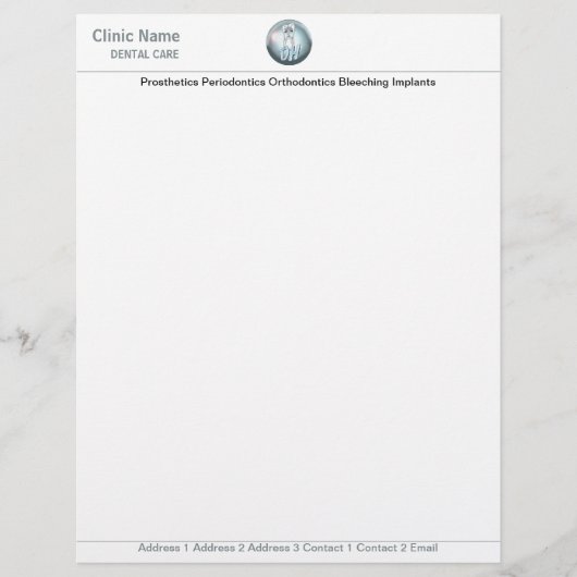 Letterhead Briefkopf (Vorderseite)