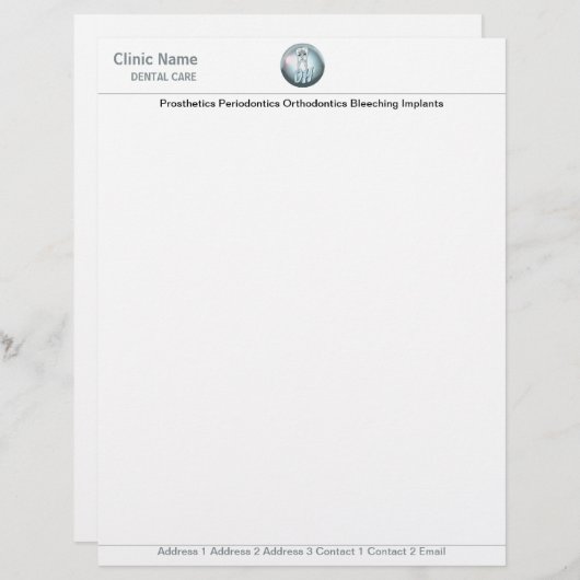 Letterhead Briefkopf (Vorne/Hinten)