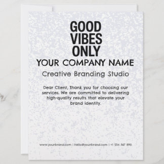 Letterhead Business Company Custom Stationery Briefbogen