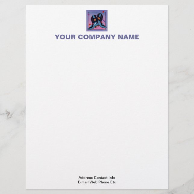 Letterhead - Cowboy-Stiefel in der Nacht (Vorderseite)