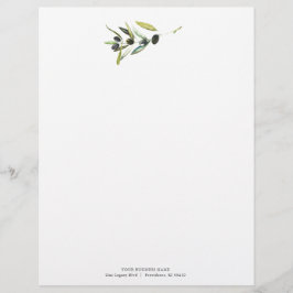 Letterhead Design Olive Branch Briefbogen