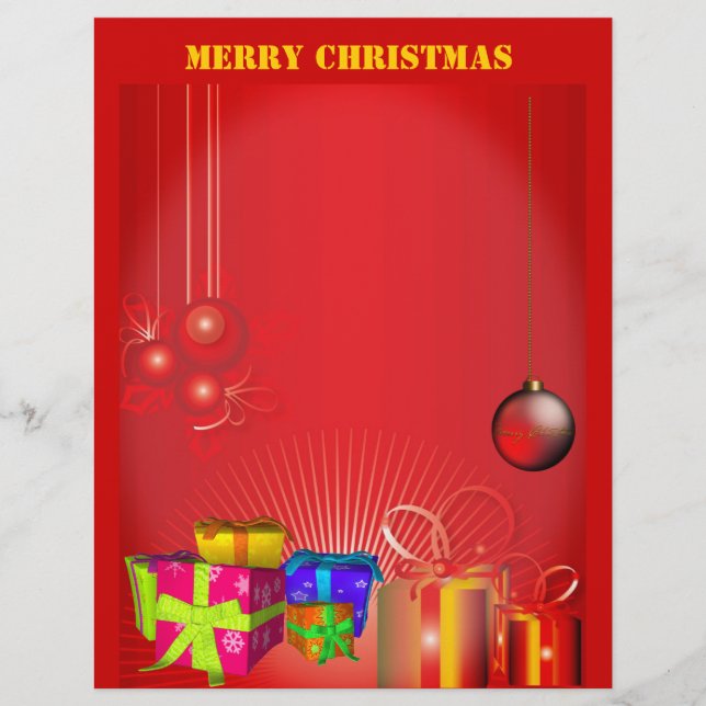 Letterhead Frohe Weihnachten (Vorderseite)