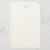 Letterhead für die Kirche von Yeshua Jesus Christu Briefpapier (Vorne/Hinten)