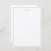 Letterhead für die Kirche von Yeshua Jesus Christu Dankeskarte (Vorne/Hinten)