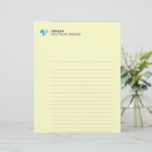 Letterhead Great Dane Identity (Stehend Vorderseite)