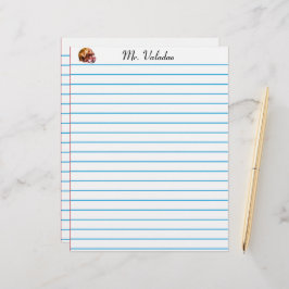 Letterhead-Linien für Schulen Briefbogen