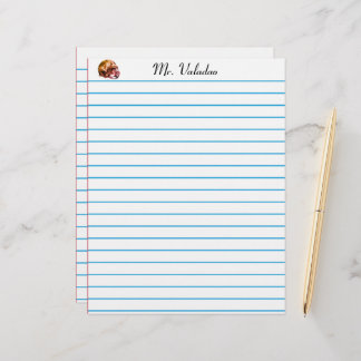 Letterhead-Linien für Schulen Briefbogen