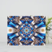 Letterhead mit argentinischem Farbdesign (Stehend Vorderseite)