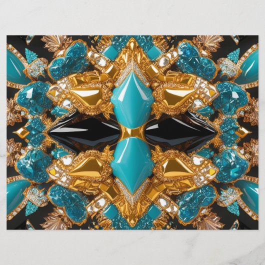 Letterhead mit Bahamas-Farbgestaltung (Vorderseite)