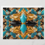 Letterhead mit Bahamas-Farbgestaltung (Vorne/Hinten)