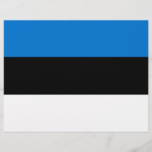 Letterhead mit Flagge Estlands Briefbogen (Vorderseite)