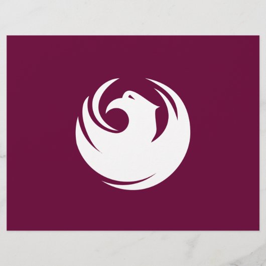 Letterhead mit Flagge von Phoenix, Arizona Briefbogen (Vorderseite)