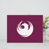 Letterhead mit Flagge von Phoenix, Arizona Briefbogen (Stehend Vorderseite)