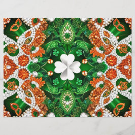 Letterhead mit Irland Colors Design