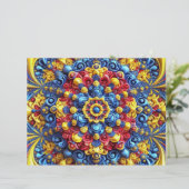 Letterhead mit rumänischem Farbdesign (Stehend Vorderseite)