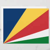 Letterhead mit Seychelles Colors Design (Vorne/Hinten)