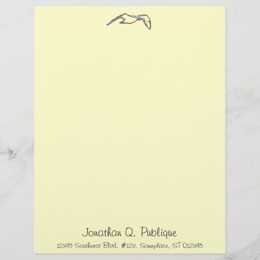 Letterhead - Neon Seagull Briefbogen (Vorderseite)
