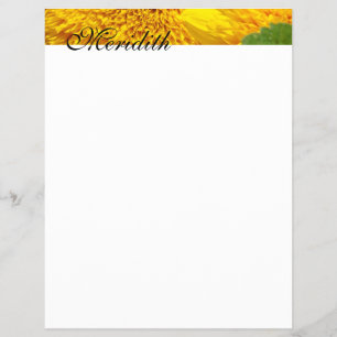 Letterhead Personalisieren Sie Ihren Namen Sonnenb Flyer