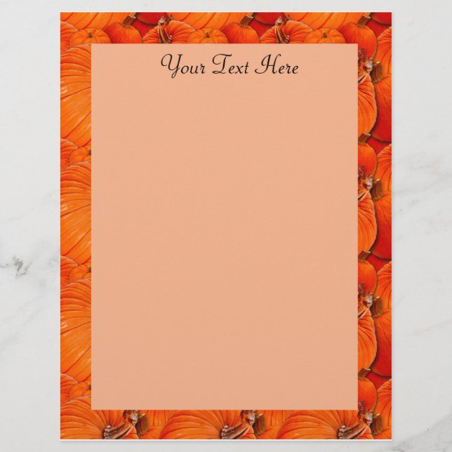 Letterhead - Pumpkin-Grenze (Vorderseite)