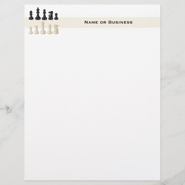 Letterhead Schach (Vorderseite)