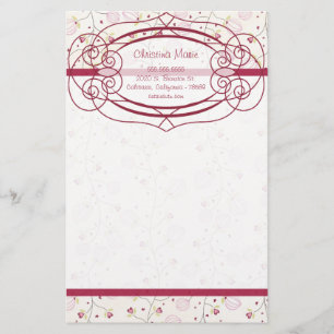 Letterhead Stationery Liebe Bandit Briefpapier