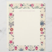 LETTERHEAD : WILLIAM MORRIS : "DAISY" BRIEFBOGEN (Vorne/Hinten)