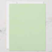 Letterhead - Zwei 3D-Blätter mit Namen (Rückseite)