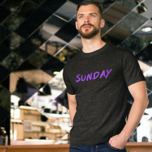 Lettering Design ‘Sunday’ in Purple