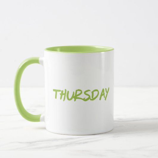 Lettering Design Thursday in Green Tasse (Links)