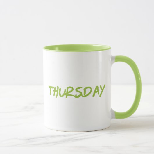 Lettering Design Thursday in Green Tasse (Rechts)