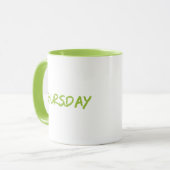 Lettering Design Thursday in Green Tasse (Vorderseite Links)