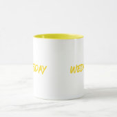 Lettering Design Wednesday in Yellow Tasse (Zentrum)