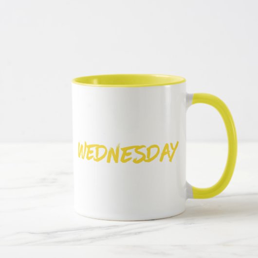 Lettering Design Wednesday in Yellow Tasse (Rechts)