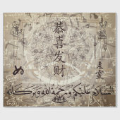 Lettering Geschenkpapier (Flach)