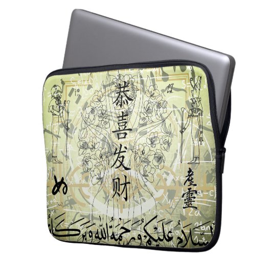 Lettering Laptopschutzhülle (Vorderseite Links)