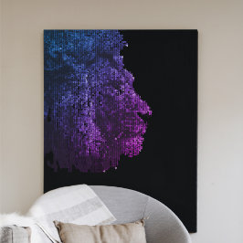 Letterion | Digitales Tier | Custom Art Safari Leinwanddruck