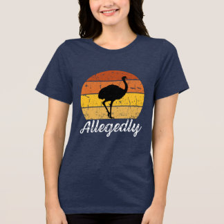 Letterkenny Angeblich Strauß Vintage Retro Sonnenu Tri-Blend Shirt