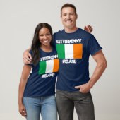 Letterkenny, Irland mit irischer Flagge T-Shirt (Unisex)