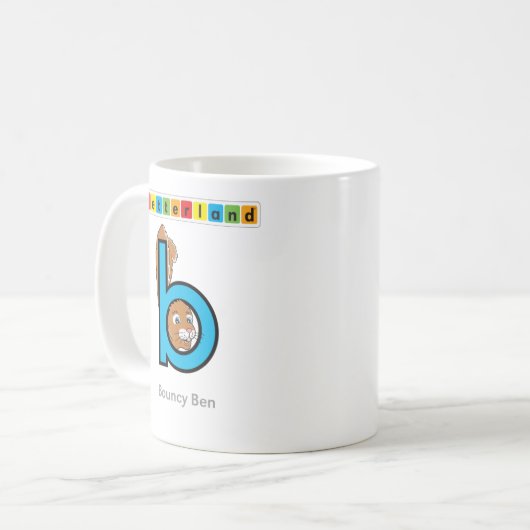 Letterland | Bb-Tasse Kaffeetasse (Vorderseite Links)
