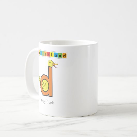 Letterland | DDTasse Kaffeetasse (Vorderseite Links)