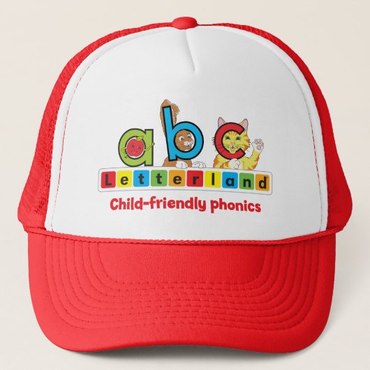 Letterland | Logo-Kappe Truckerkappe (Vorderseite)
