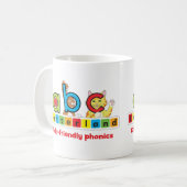Letterland | Logo-Tasse Kaffeetasse (Vorderseite Links)