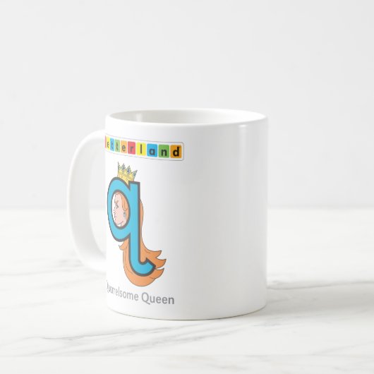 Letterland | Qq Tasse (Vorderseite Links)