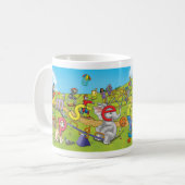 Letterland | Spielplatz-Tasse Kaffeetasse (Vorderseite Links)