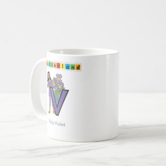 Letterland | Tasse Vv (Vorderseite Links)