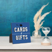 Letterman-Abschluss BLUE-Karten & Geschenke Fotoplatte (InSitu)