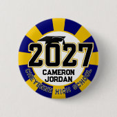 Letterman Abschlussjahrgang 2027 Button (Vorderseite)