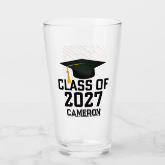 Letterman Abschlussjahrgang 2027 Foto-Abschlussfei Glas